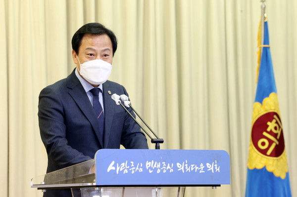 장현국 경기도의회 의장(더민주, 수원7)ⓒ경기타임스