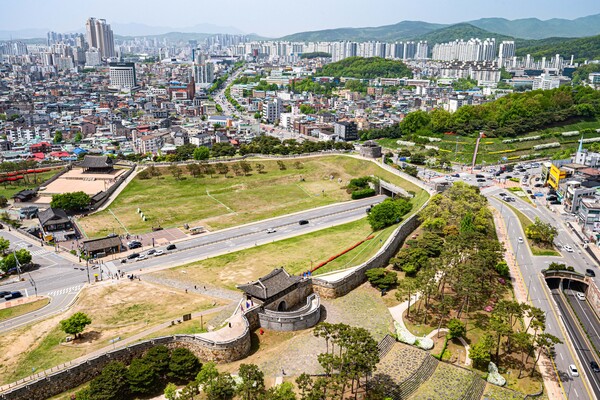 1919년 3월 수원에서 만세 시위가 진행됐던 연무대 전경.ⓒ경기타임스