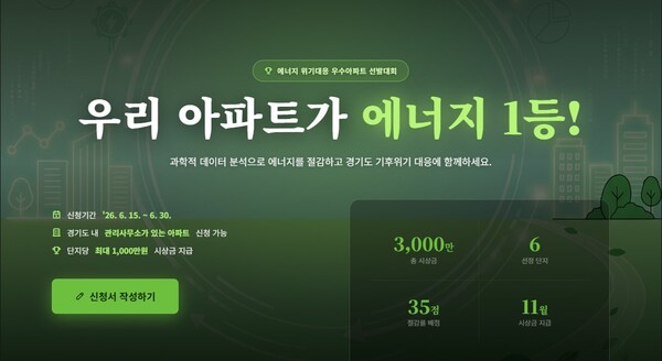 에너지 위기대응 우수아파트 ⓒ경기타임스