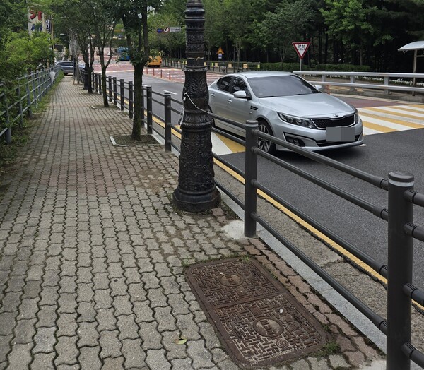 현암초 일원에 설치된 방호울타리ⓒ경기타임스