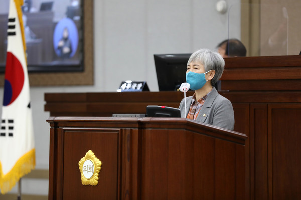 수원시의회 윤경선 의원(진보당, 금곡·입북동)ⓒ경기타임스